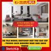 Dowload Bộ file Model SketchUp Biệt thự cao cấp – Phong cách Modern Wabi Sabi sang trọng (TLTK-WB08)